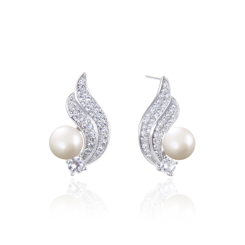 S925 Sterling Silver Plated Cartoon Stud Earrings - Playful Dangle Earrings with Plastic Backs
