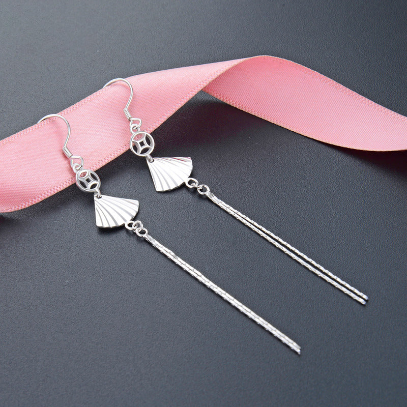 925 Sterling Silver Cactus Earrings - White Gold Plated Luxury Botanical Earrings for Women