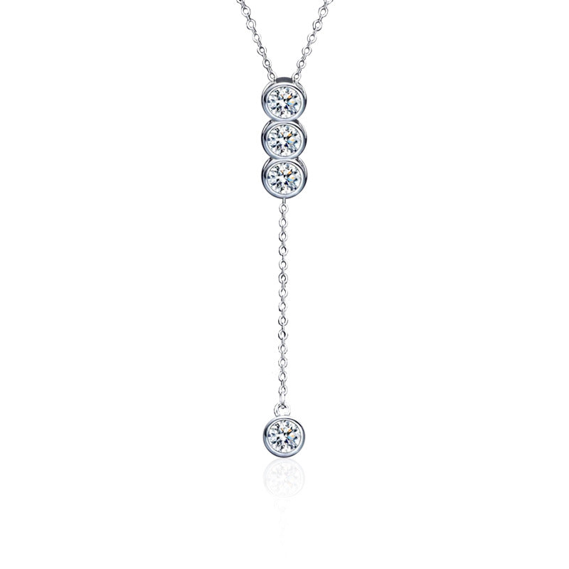 925 Sterling Silver Layered Heart Pendant Necklace Women's Fashion Jewelry Available in Large and Small Sizes