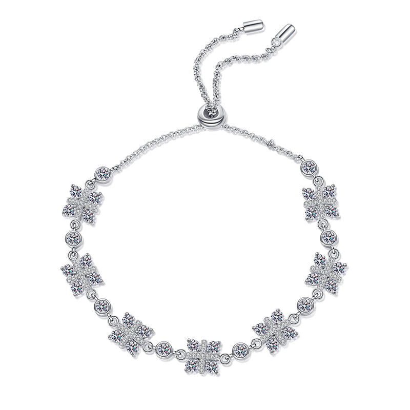 Minimalist Owl Pendant Bracelet in 925 Silver with 2.16ct Moissanite | 5-Layer Rhodium Plating | Cool Style Animal Jewelry