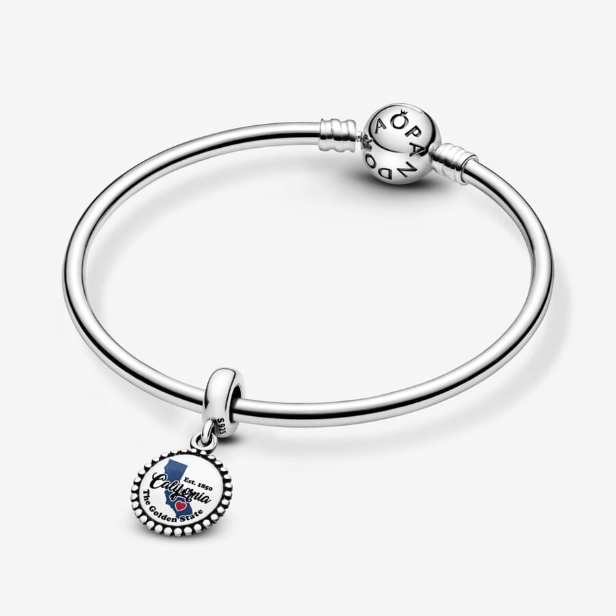 Sterling Silver California Charm