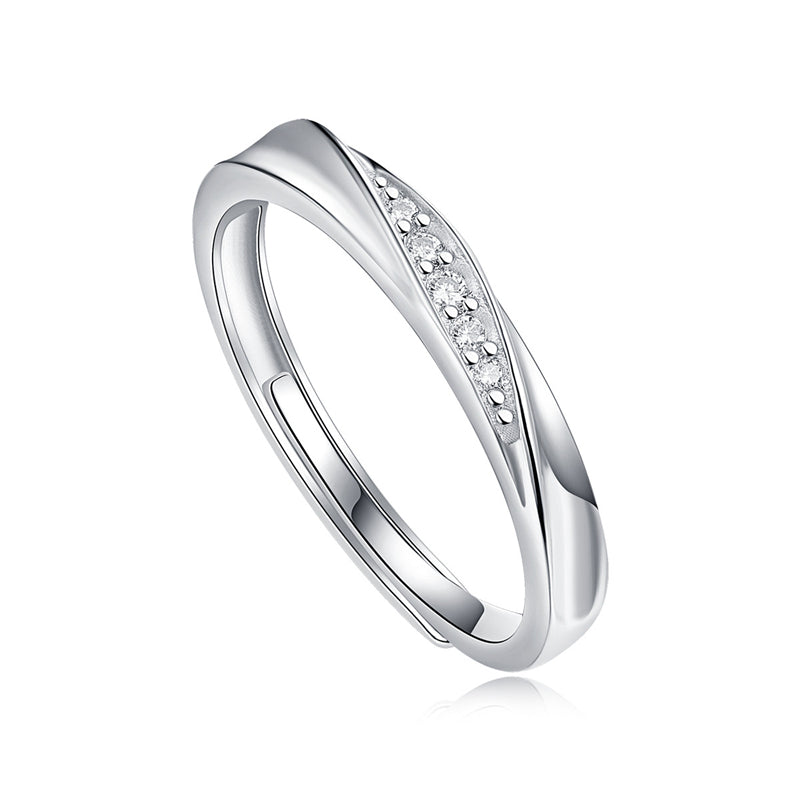 Edgy Adjustable Band Set for Couples