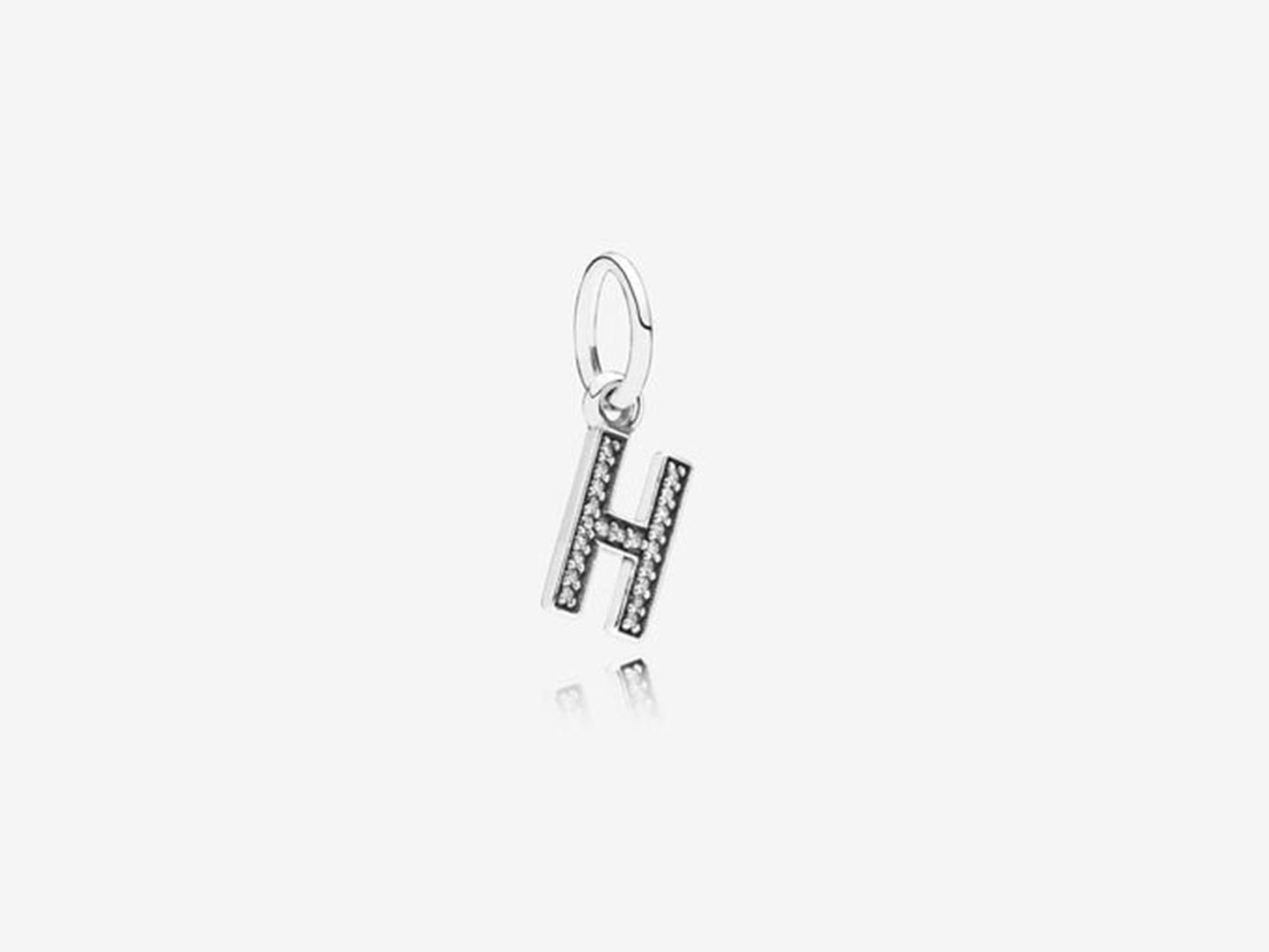 Radiant Letter H Charm