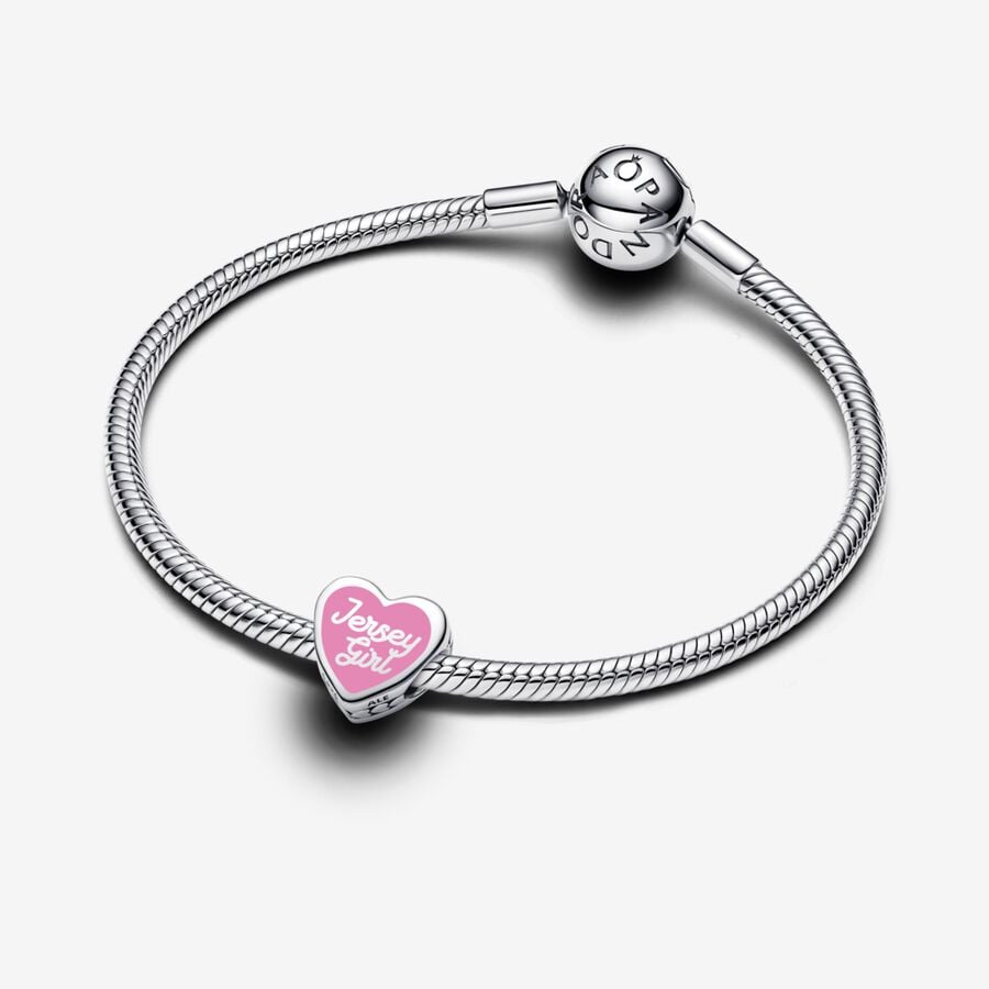 NJ Jersey Girl Heart Charm