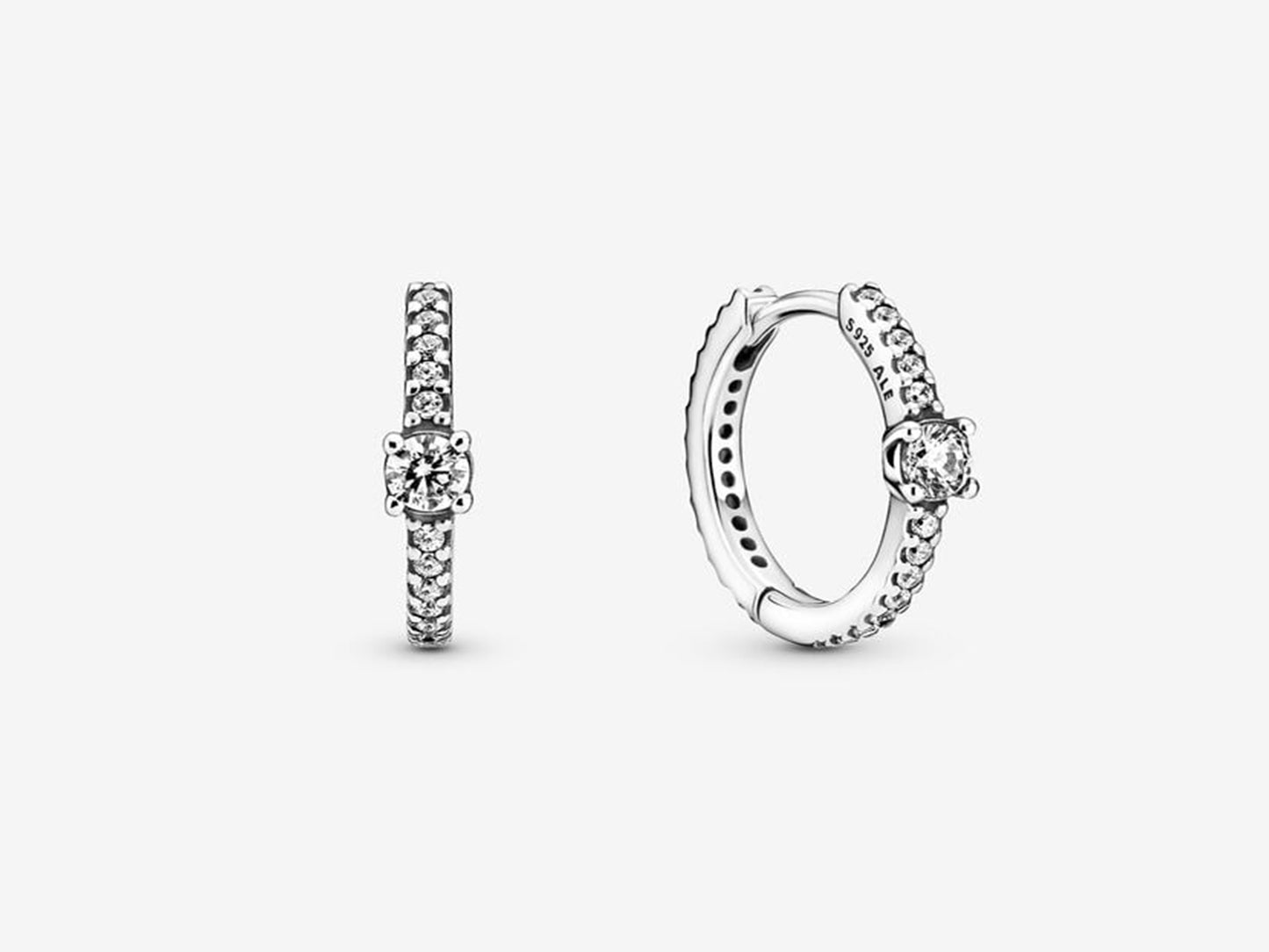 Sparkling Hoop Earrings
