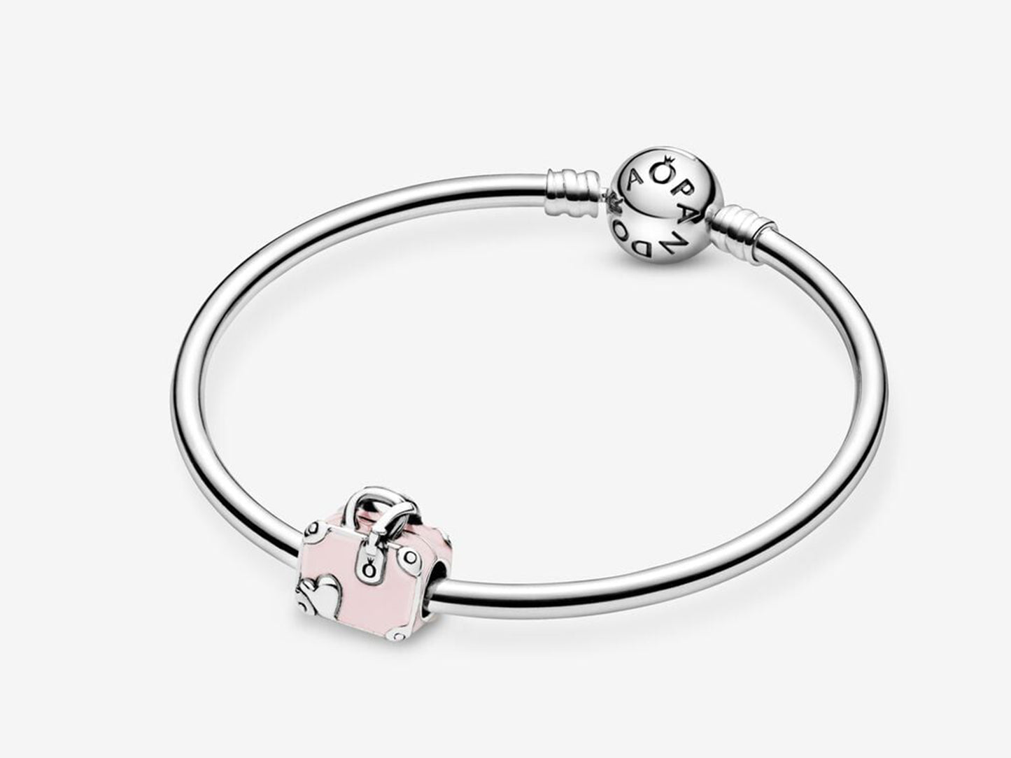 Pink Travel Bag Charm