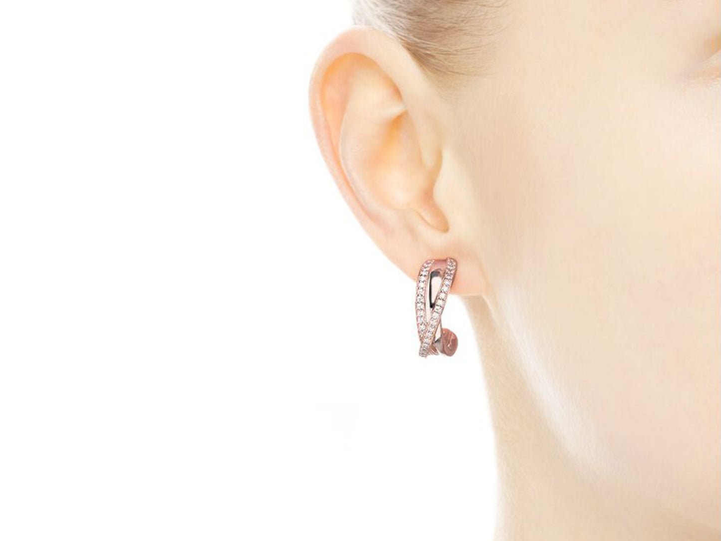 Radiant Curve Stud Earrings