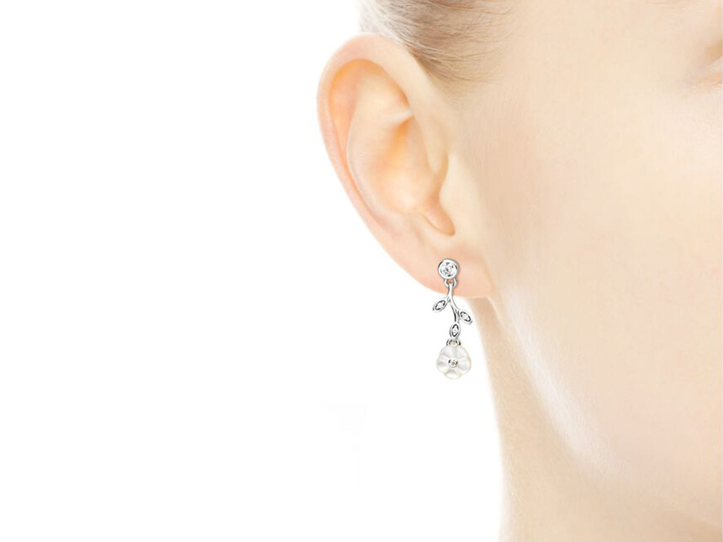 Radiant Floral Elegance Drop Earrings