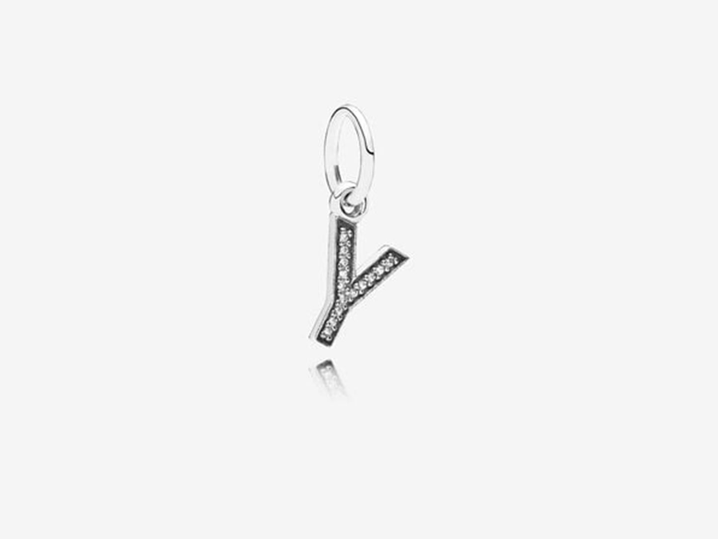 Radiant Letter Y Charm
