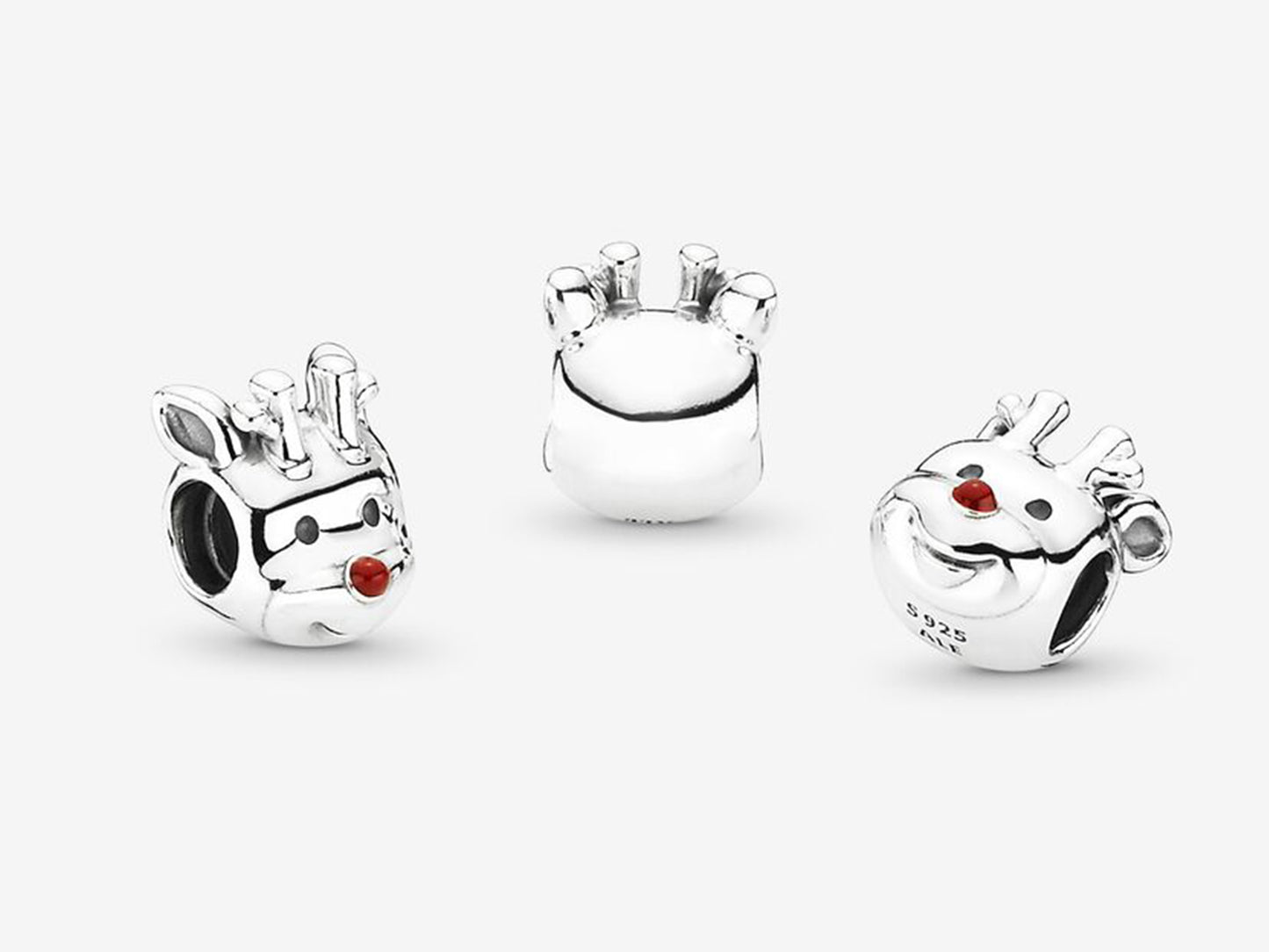 Red-Nosed Christmas Reindeer Charm