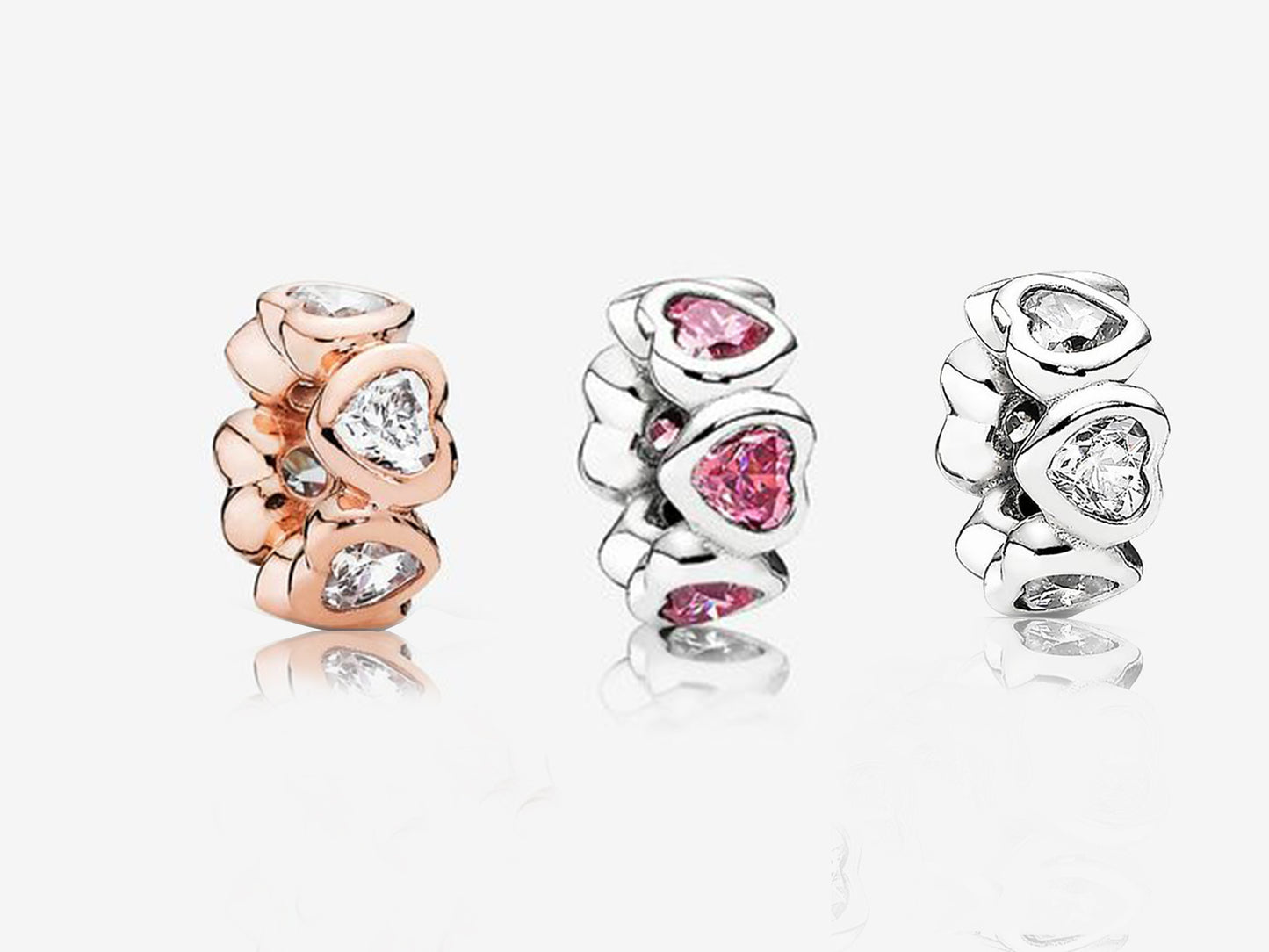 Sparkling Heart Charm