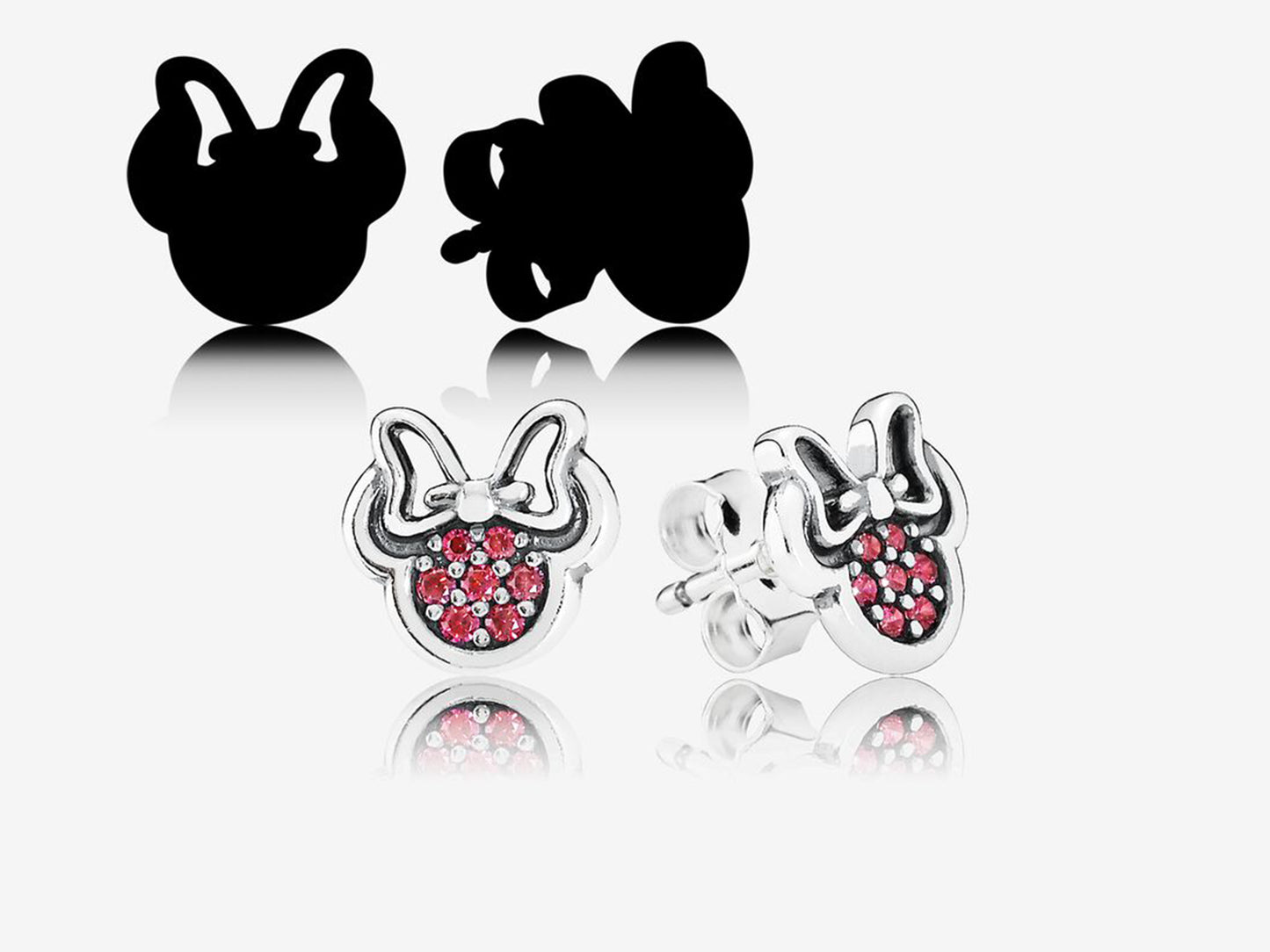 Sparkling Minnie Stud Earrings