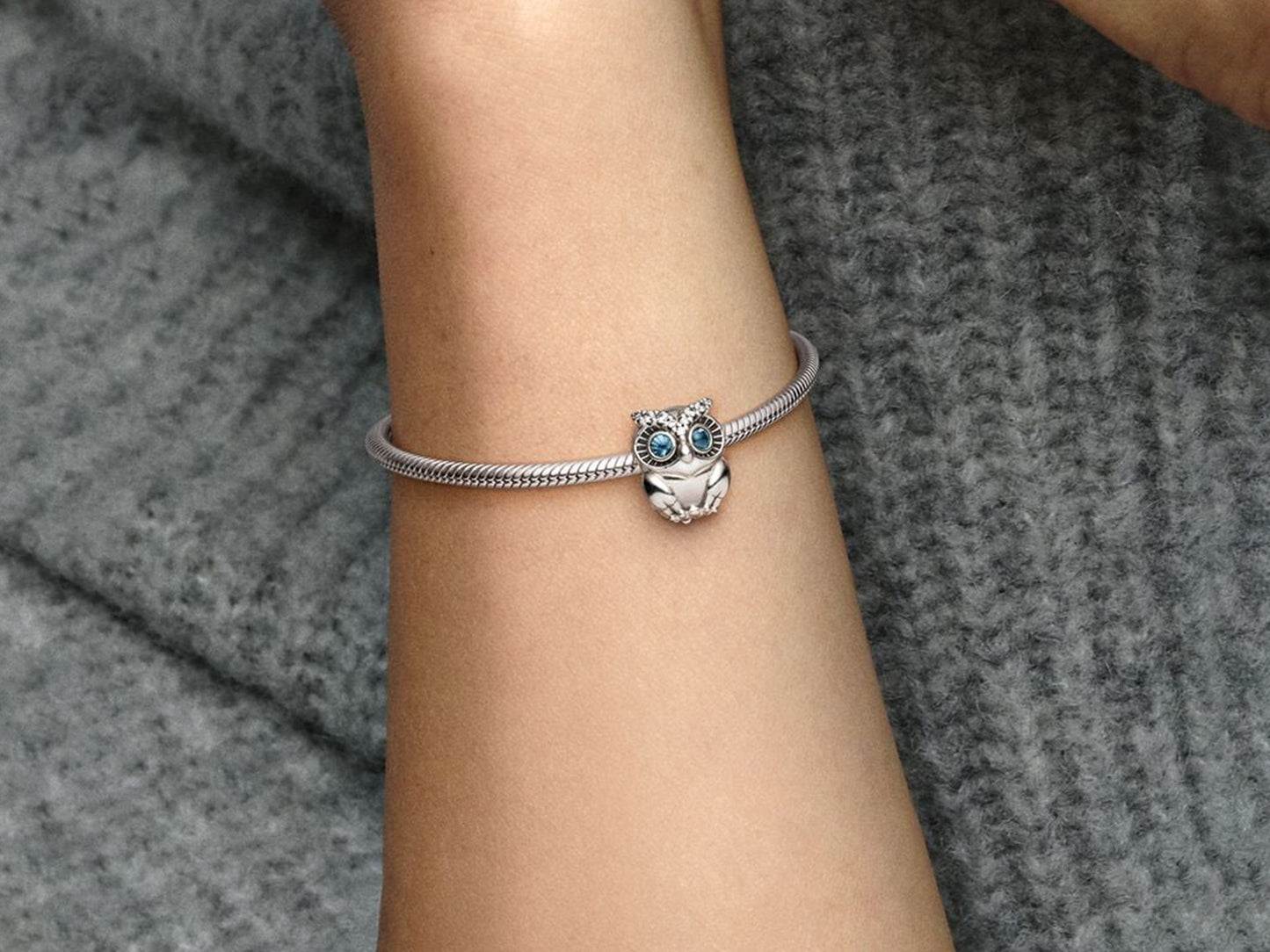 Sparkling Owl Charm