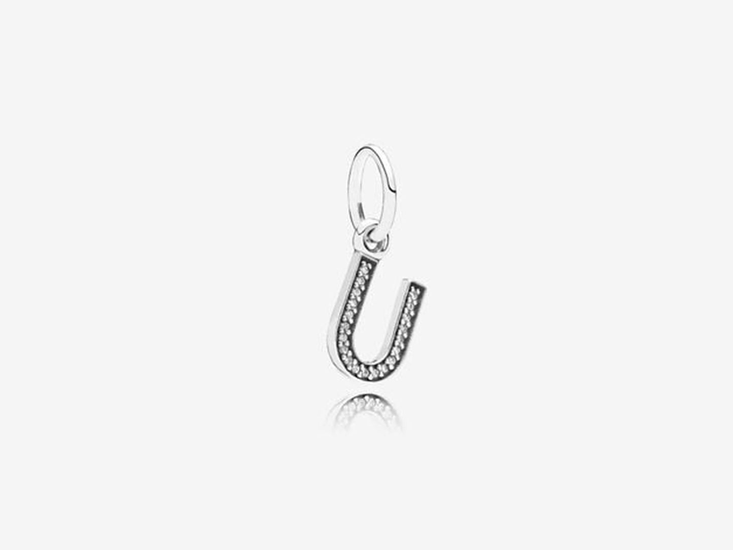 Radiant Letter U Charm