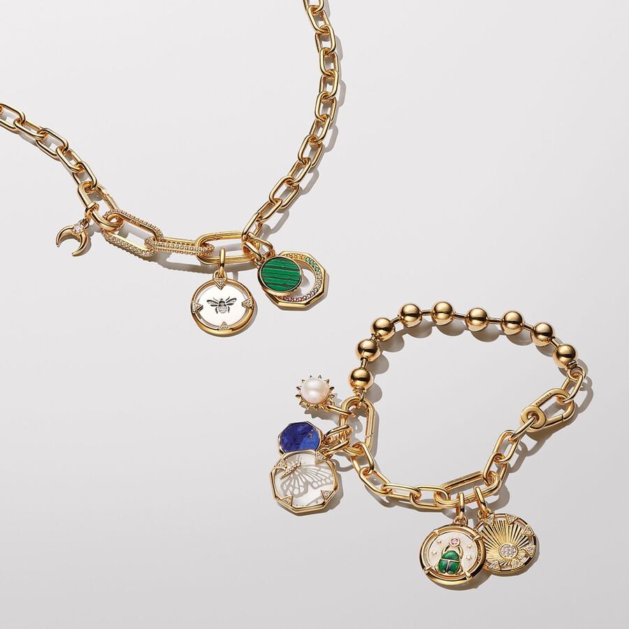 Positivity Gold-Plated Charm