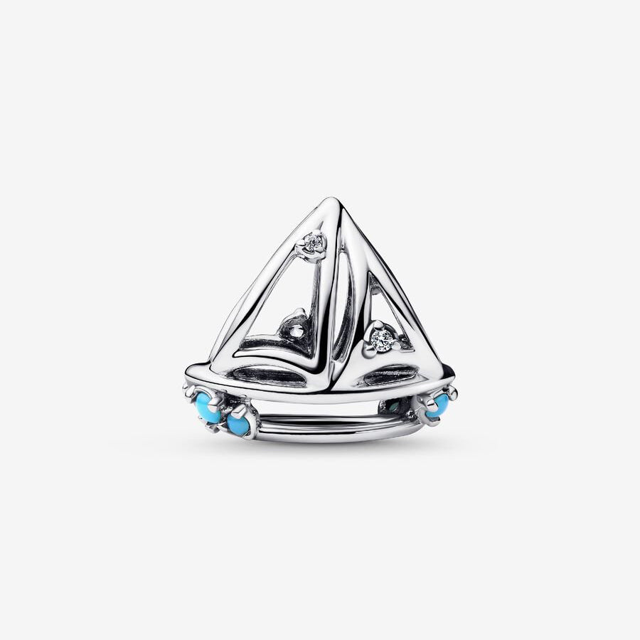 Adventure Inspired Sailboat Charm
