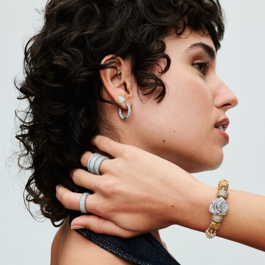 Yellow Rose in Bloom Charm