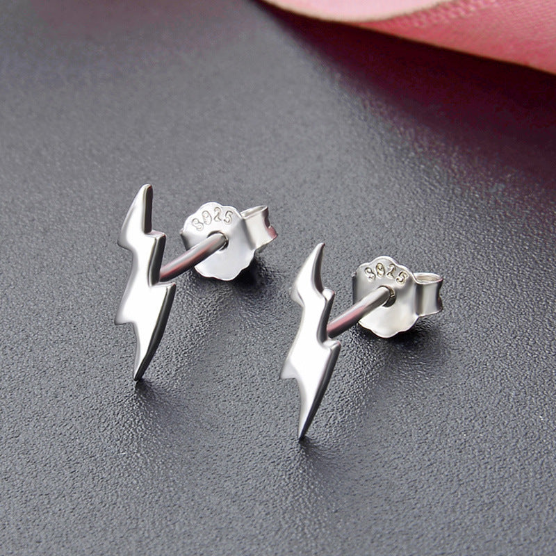925 Sterling Silver Classic Stud Earrings - Old Money Style Hypoallergenic Earrings with Silicone Backs