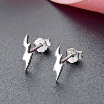 925 Sterling Silver Classic Stud Earrings - Old Money Style Hypoallergenic Earrings with Silicone Backs