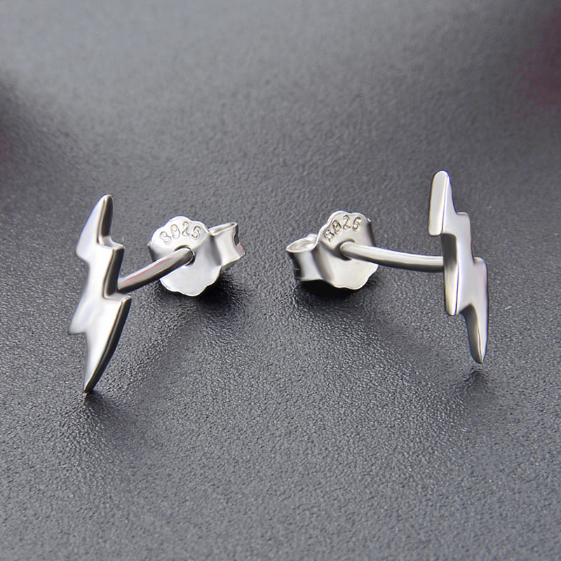 925 Sterling Silver Classic Stud Earrings - Old Money Style Hypoallergenic Earrings with Silicone Backs