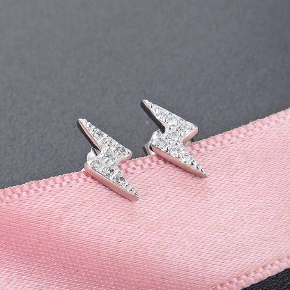 925 Sterling Silver Money Toad Stud Earrings - Minimalist Chinese Style Diamond Earrings with Silicone Backs