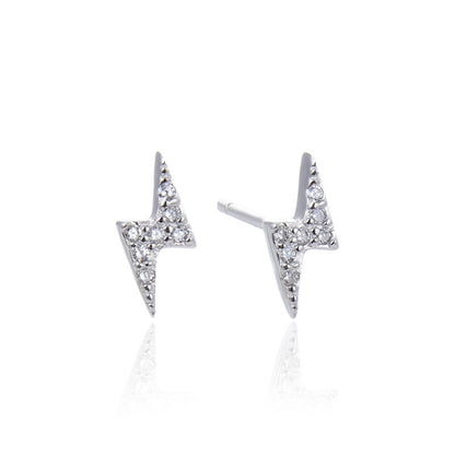 925 Sterling Silver Money Toad Stud Earrings - Minimalist Chinese Style Diamond Earrings with Silicone Backs