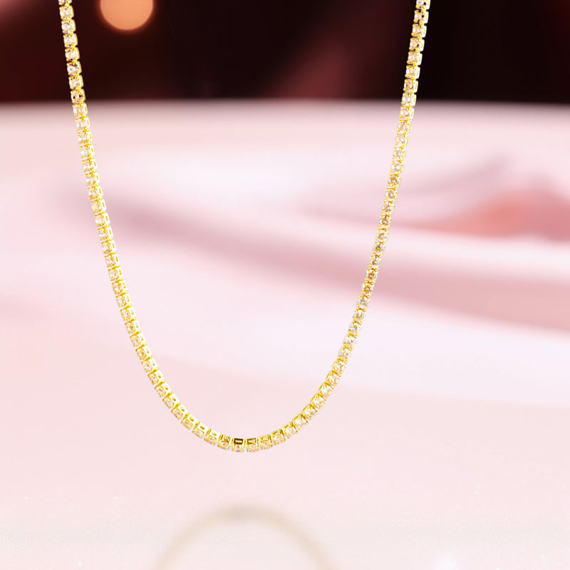 Stylish Box Chain Necklace in Copper