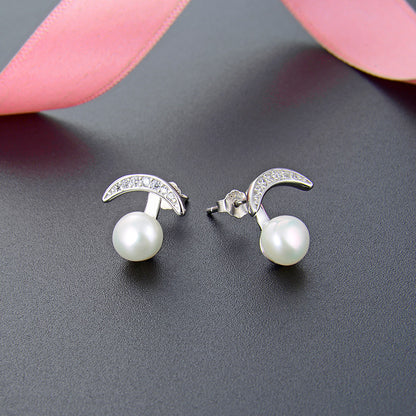 925 Sterling Silver Cactus Stud Earrings - Minimalist Botanical Earrings