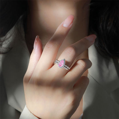 1.5ct Gemstone 2-in-1 Stackable Ring Set - Premium 925 Silver with 5A Zirconia & High Carbon Diamonds