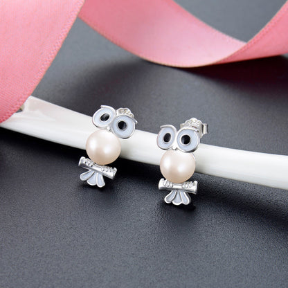 925 Sterling Silver Orange Slice Stud Earrings - Minimalist Fruit Design Hypoallergenic Earrings
