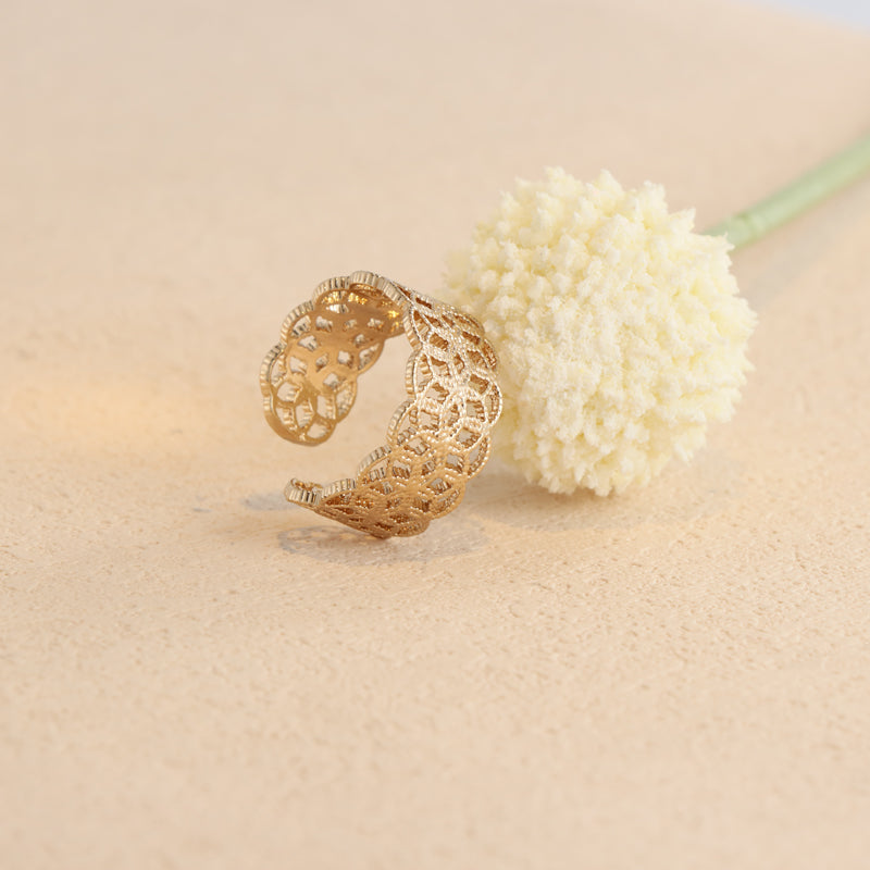 Chic Rose Gold Fashion Ring