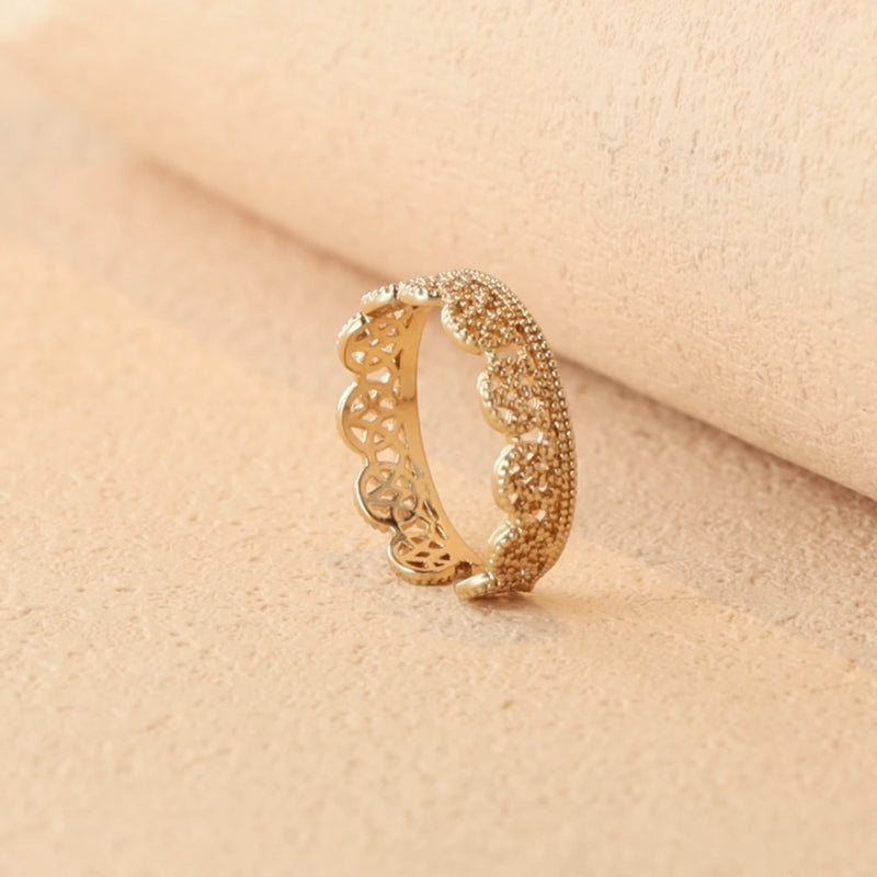 Women's Rose Gold Statement Ring