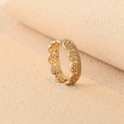 Women's Rose Gold Statement Ring