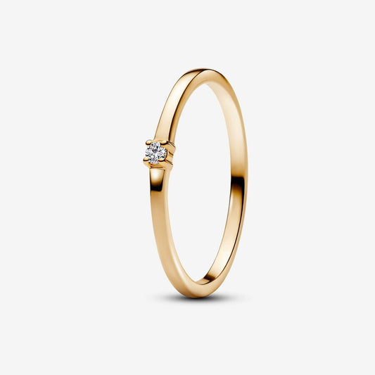 14K Gold Lab Grown Diamond Ring