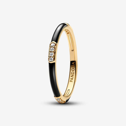 Black & Gold Statement Ring