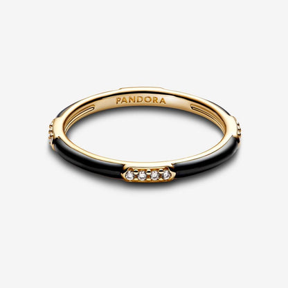 Black & Gold Statement Ring