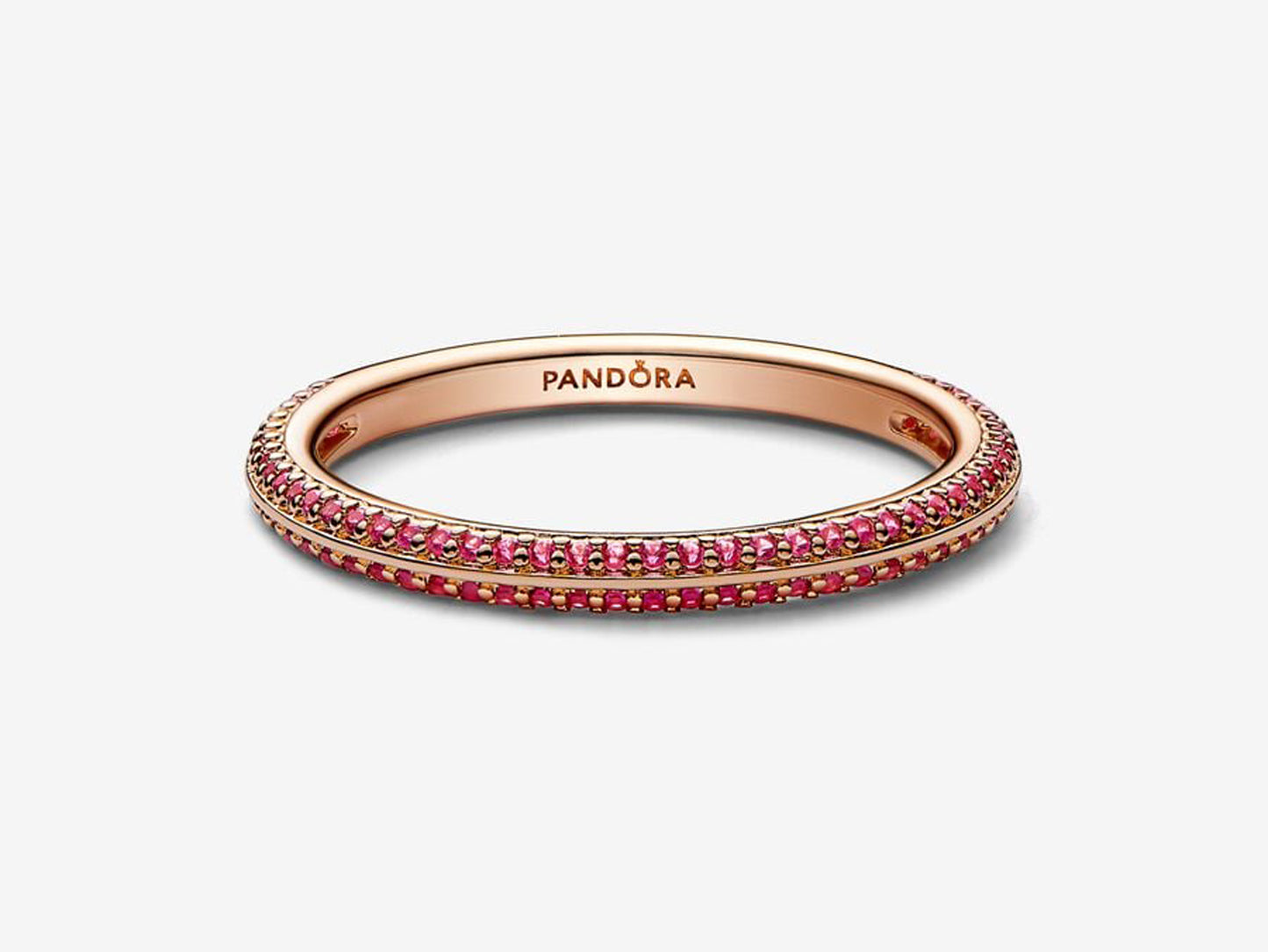 Red Pavé Ring