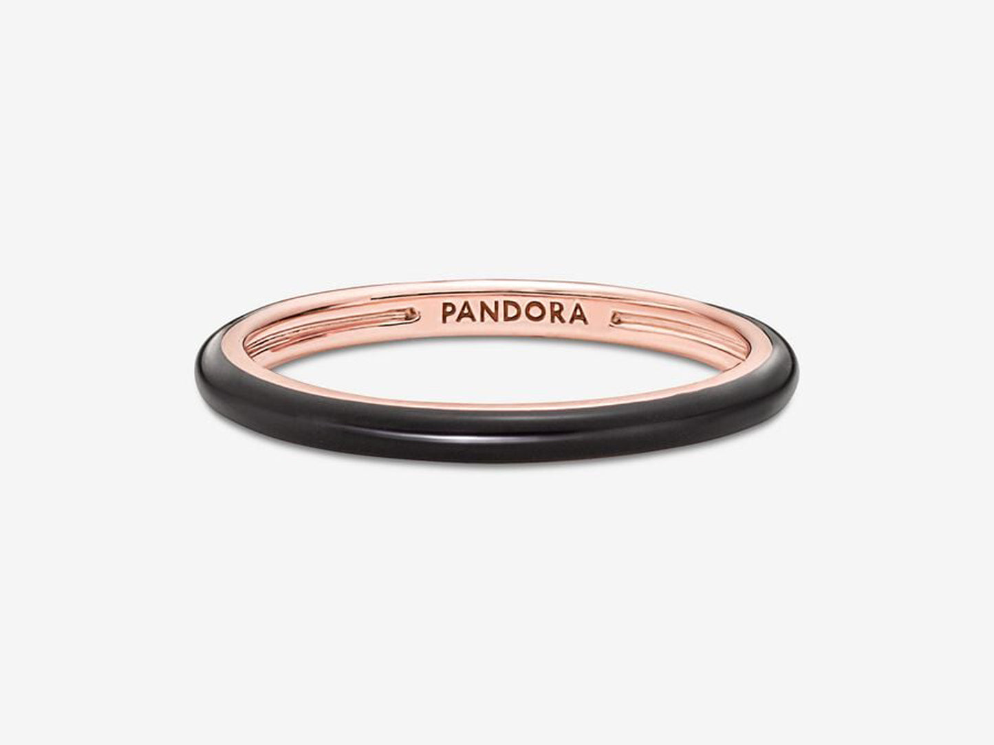 Black Enamel Ring