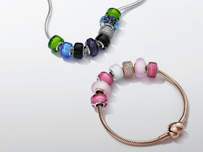 Heart Clasp Snake Chain Bracelet