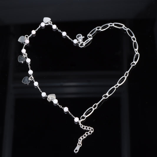 Unique Heart-Shaped Pendant Bracelet