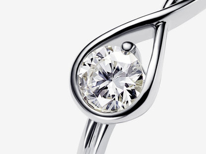 Lab-grown Diamond Ring 0.50 carat tw Sterling Silver