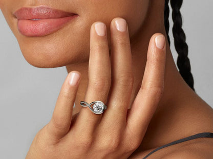 Lab-grown Diamond Ring 2.00 carat tw 14k White Gold