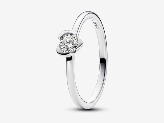 Lab-grown Diamond Heart Ring 0.25 carat tw Sterling Silver