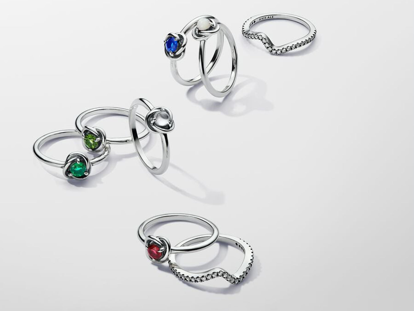 May Royal Green Eternity Circle Ring