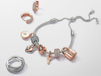 Studded Chain Slider Bracelet