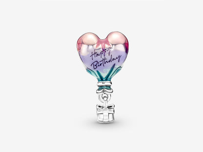 Happy Birthday Hot Air Balloon Charm