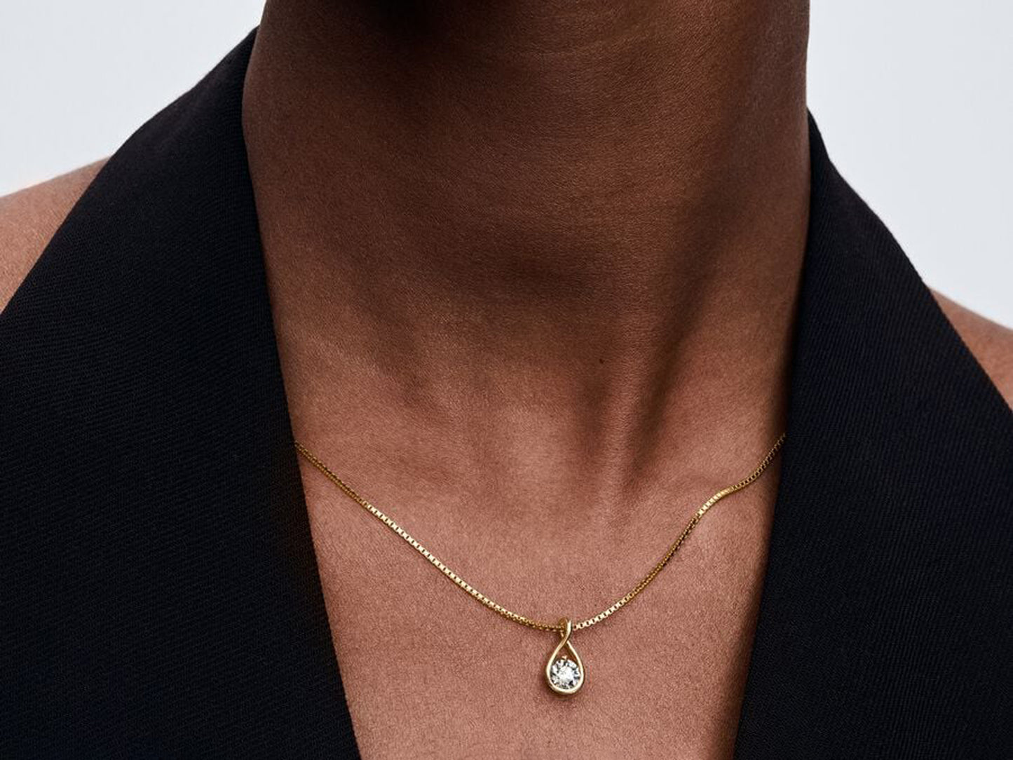 Lab-grown Diamond Pendant & Necklace 0.50 carat tw 14k Gold