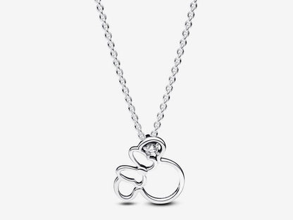 Disney Minnie Mouse Silhouette Collier Necklace