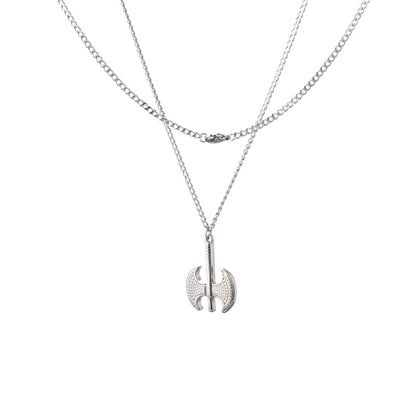 Fashion Stainless Steel Axe Pendant Necklace