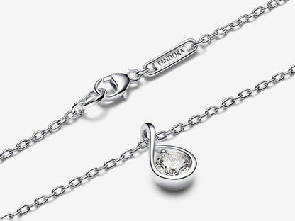 Lab-grown Diamond Pendant & Necklace 0.50 carat tw Sterling Silver